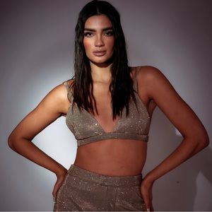 SLA The Label Bronze Astrid Top